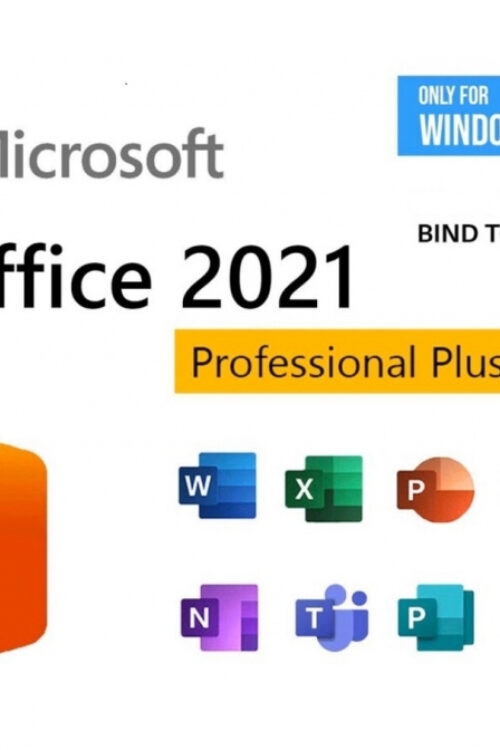 Office 2021 Pro Plus Email Bind Key – (Windows) – Lifetime License Online Activation